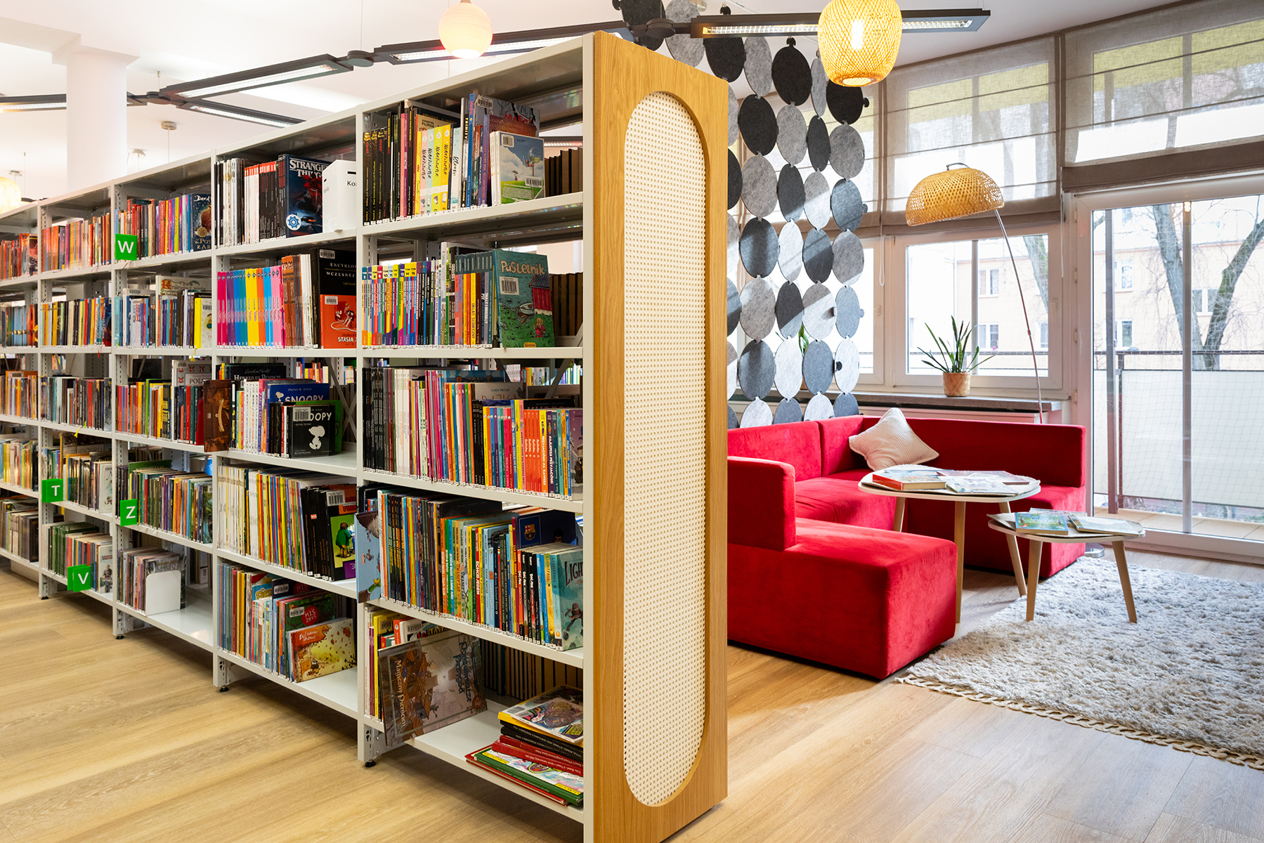 Wnętrze filii Żytnia dla dzieci