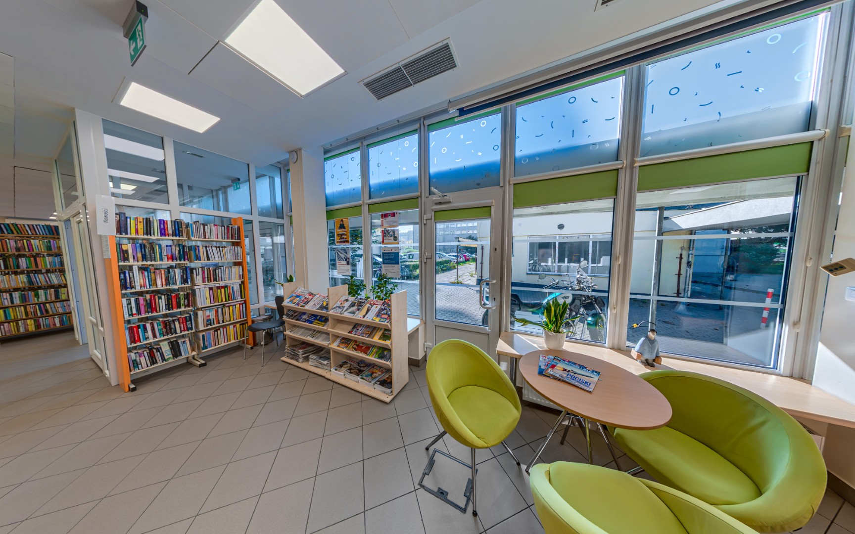 Wnętrze filii Bielskiego