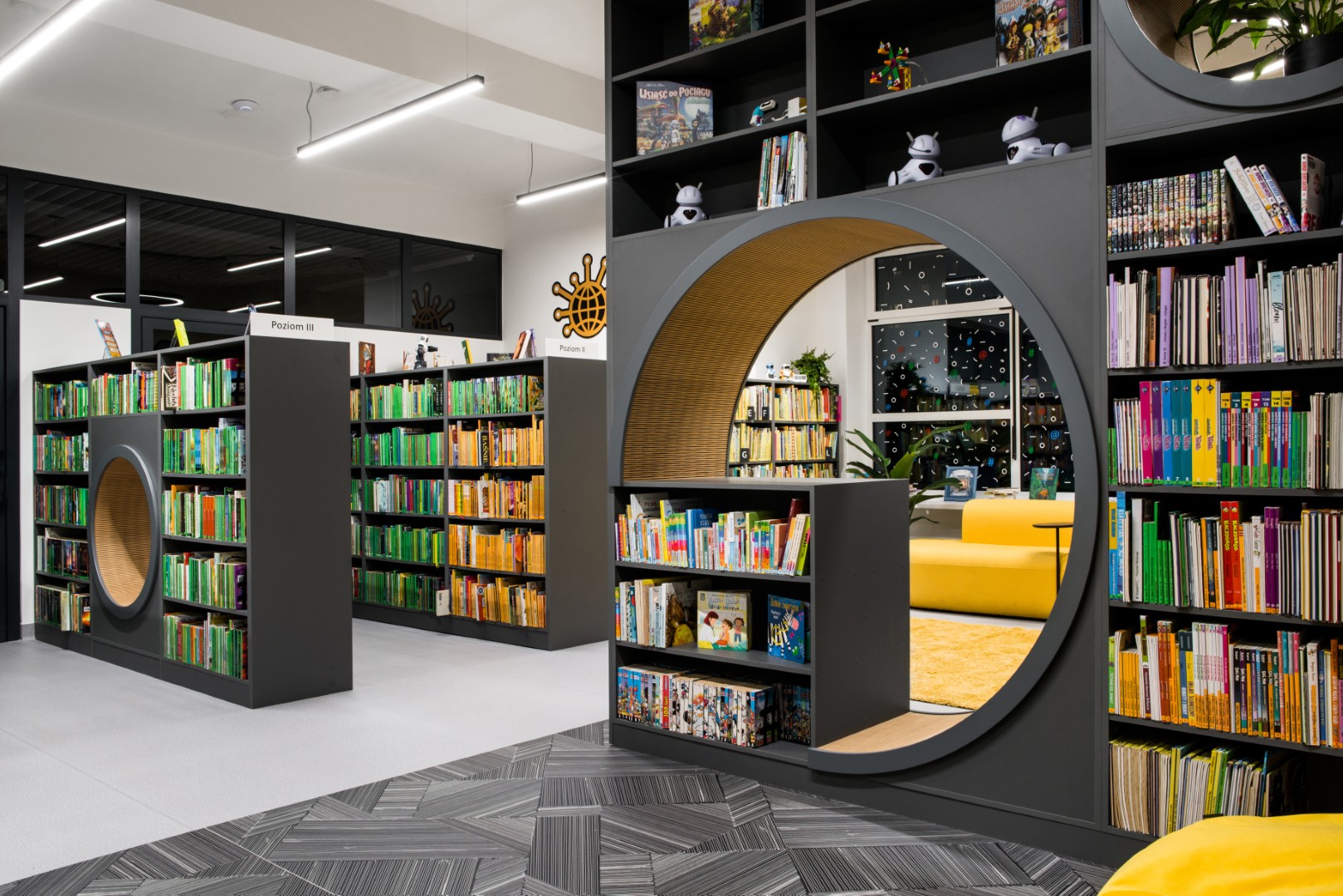 Wnętrze filii Redutowa dla dzieci