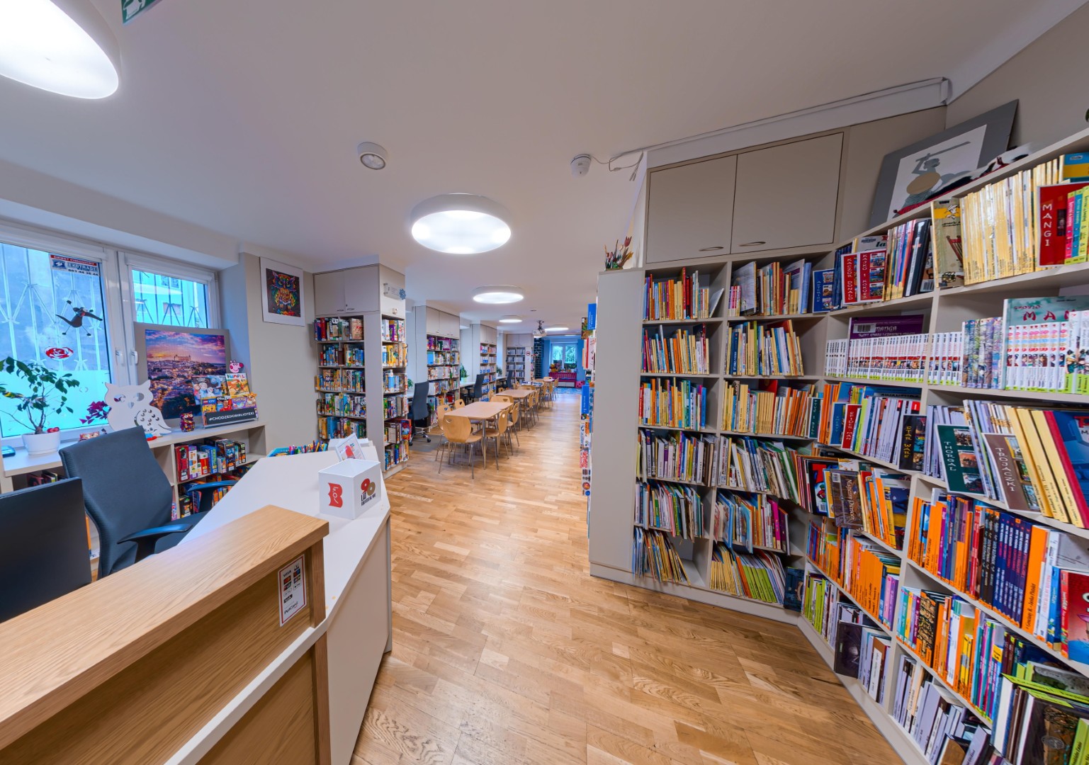 Wnętrze filii Staszica dla dzieci