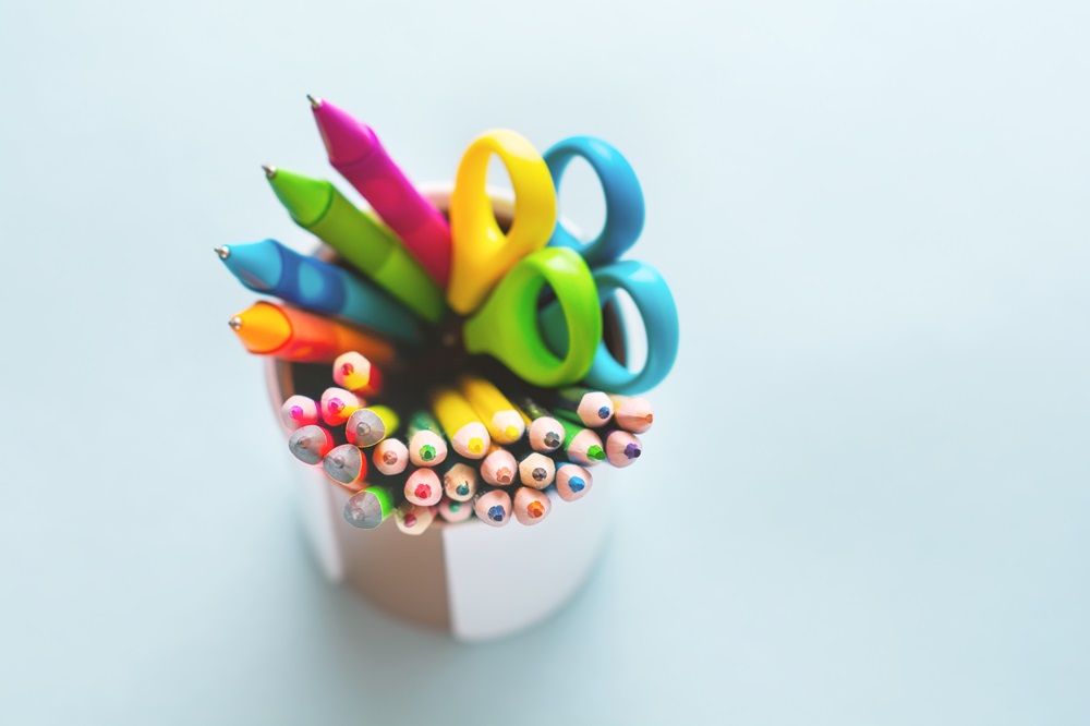 Rodzinne potyczki na kredki i nożyczki