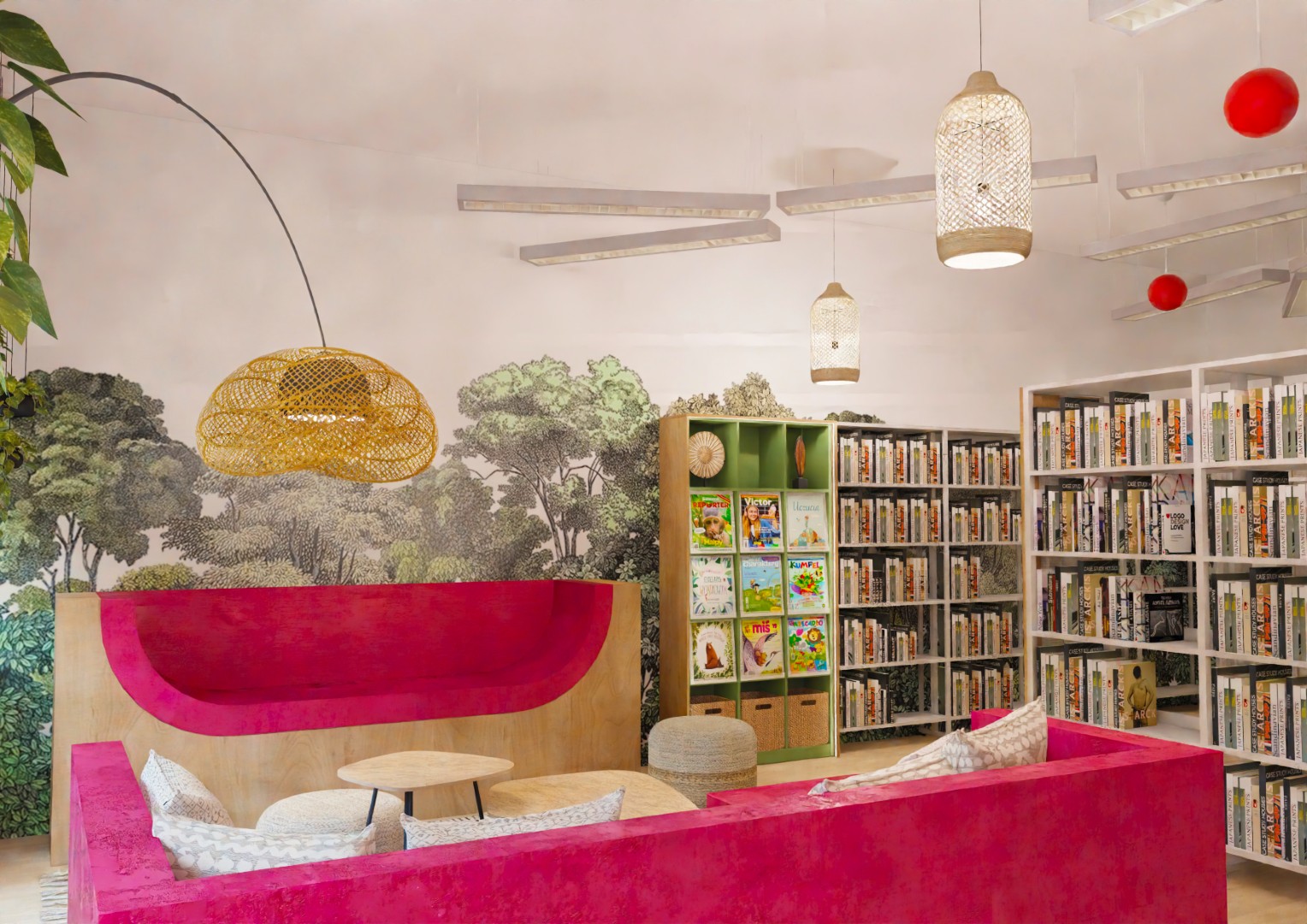 Wnętrze filii Żytnia dla dzieci